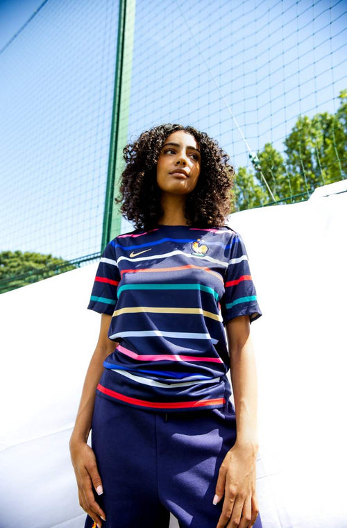 Maglia pre-partita Nazionale Francia 2024 - Blu/Rosso/Bianco - Footkorner