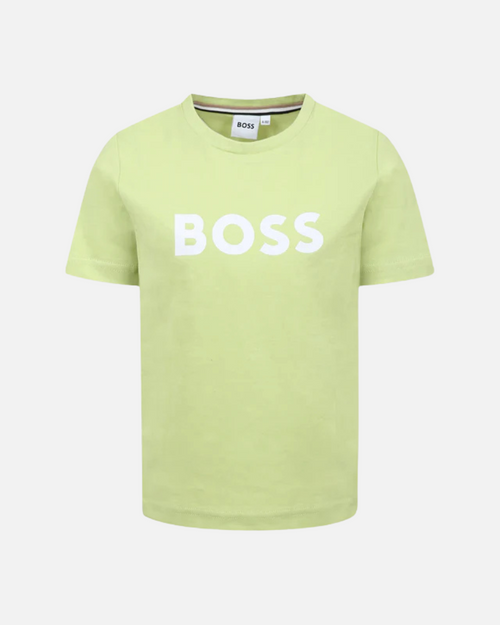 Hugo Boss Junior Short Sleeve T-shirt - Green - Footkorner
