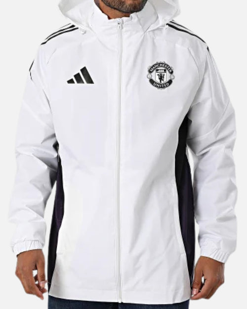 Veste Manchester United 2025/2026 - Blanc/Noir - Footkorner