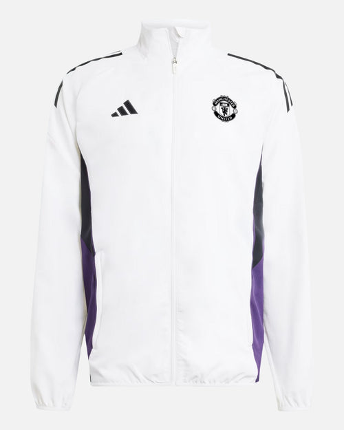 Veste de Survêtement Manchester United 2025/2026 - Blanc/Violet - Footkorner