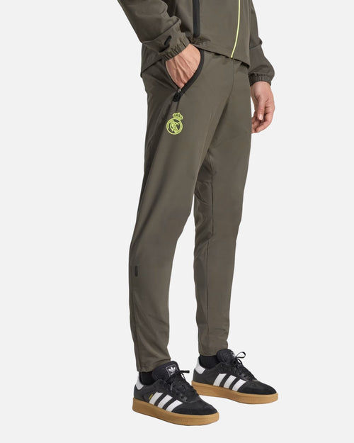 Real Madrid 2025/2026 Tracksuit Bottoms - Khaki - Footkorner