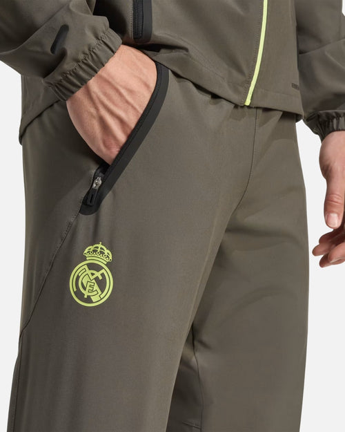Real Madrid 2025/2026 Tracksuit Bottoms - Khaki - Footkorner