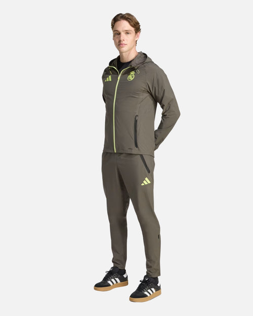 Veste de survêtement Real Madrid 2025/2026 - Kaki - Footkorner