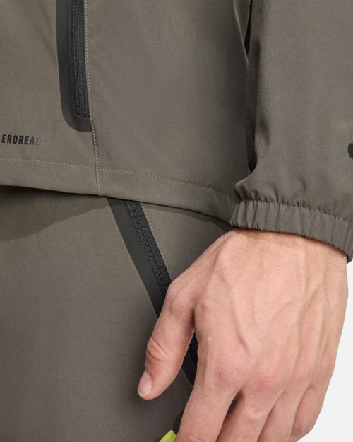 Veste de survêtement Real Madrid 2025/2026 - Kaki - Footkorner