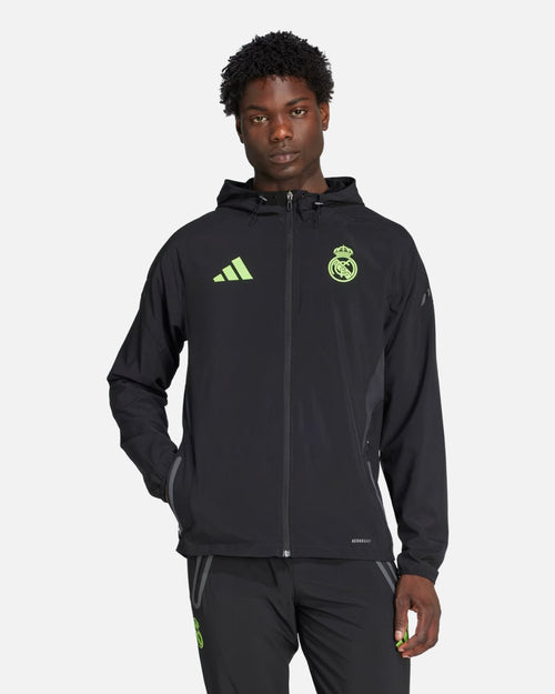 Real Madrid 2025/2026 Track Jacket - Black/Green - Footkorner
