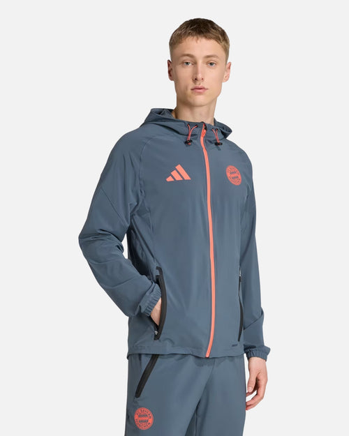 Veste de survêtement FC Bayern Munich 2025/2026 - Gris - Footkorner