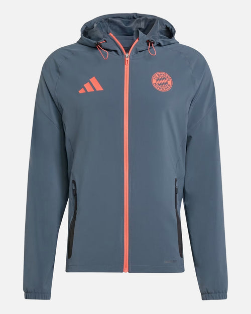 Veste de survêtement FC Bayern Munich 2025/2026 - Gris - Footkorner