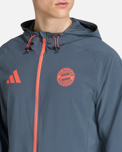 Veste de survêtement FC Bayern Munich 2025/2026 - Gris - Footkorner