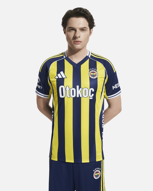 Maillot Domicile Fenerbahce 2025/2026 - Jaune/Bleu - Footkorner