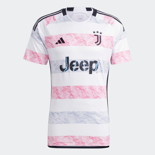 Juventus away jersey 2023/2024 - White/Pink - Footkorner