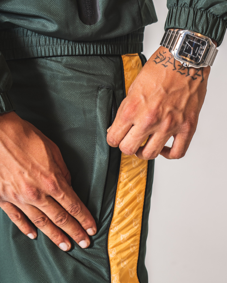 FootkornerFK Gomorra Trainingsanzug - Grün/Gelb