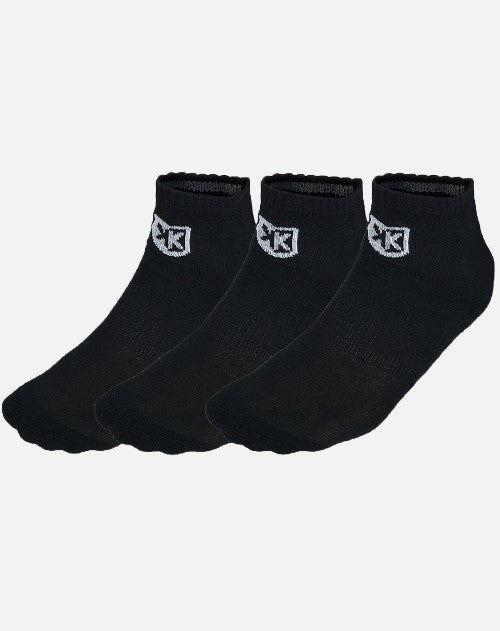 Pack of 3 pairs of short FK socks - Black