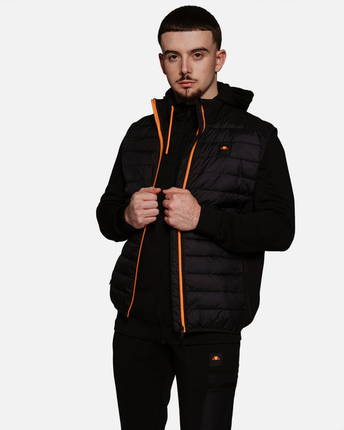 Doudoune sans manches Ellesse Estern  - Noir - Footkorner