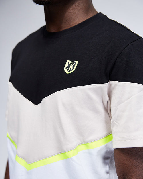 Maglietta FK AWK II - Nera/Beige/Gialla - Footkorner