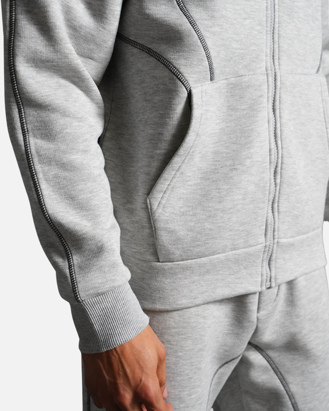 FootkornerChándal Básico Hombre Sobredimensionado - Gris