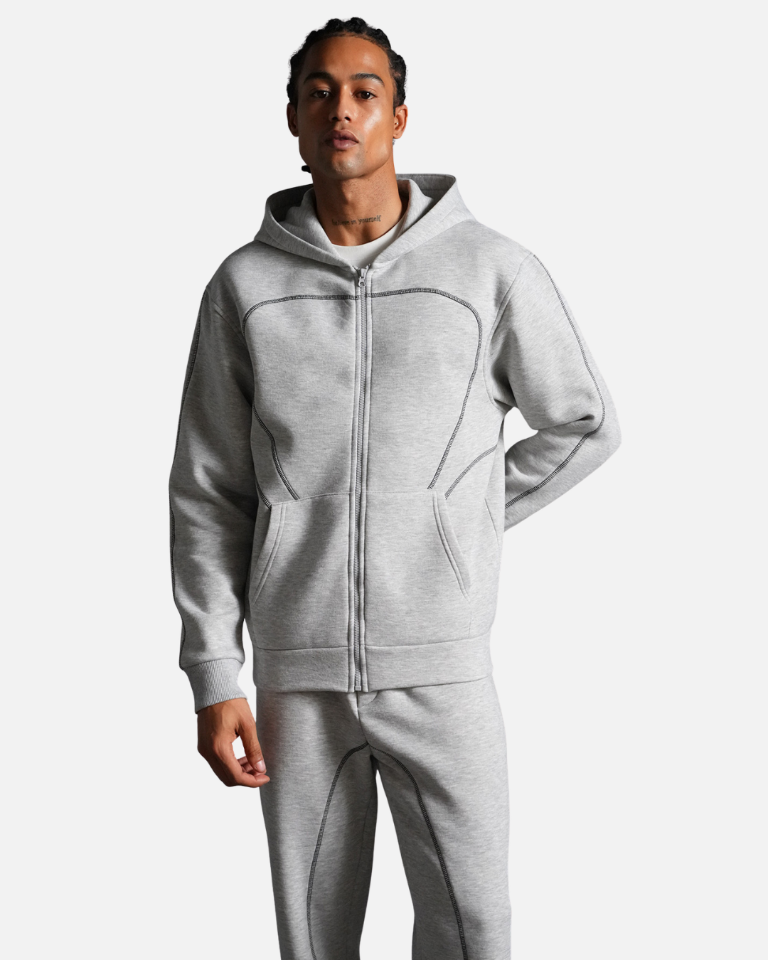 FootkornerChándal Básico Hombre Sobredimensionado - Gris