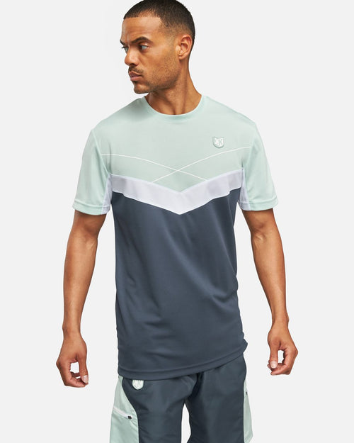 T-shirt FK Game - Bleu/Vert/Blanc - Footkorner