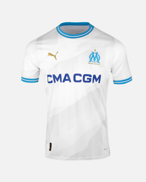 OM 2023/2024 Heimtrikot – Weiß/Blau - Footkorner