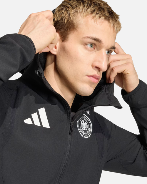 Veste de survêtement Allemagne 2026 - Noir - Footkorner