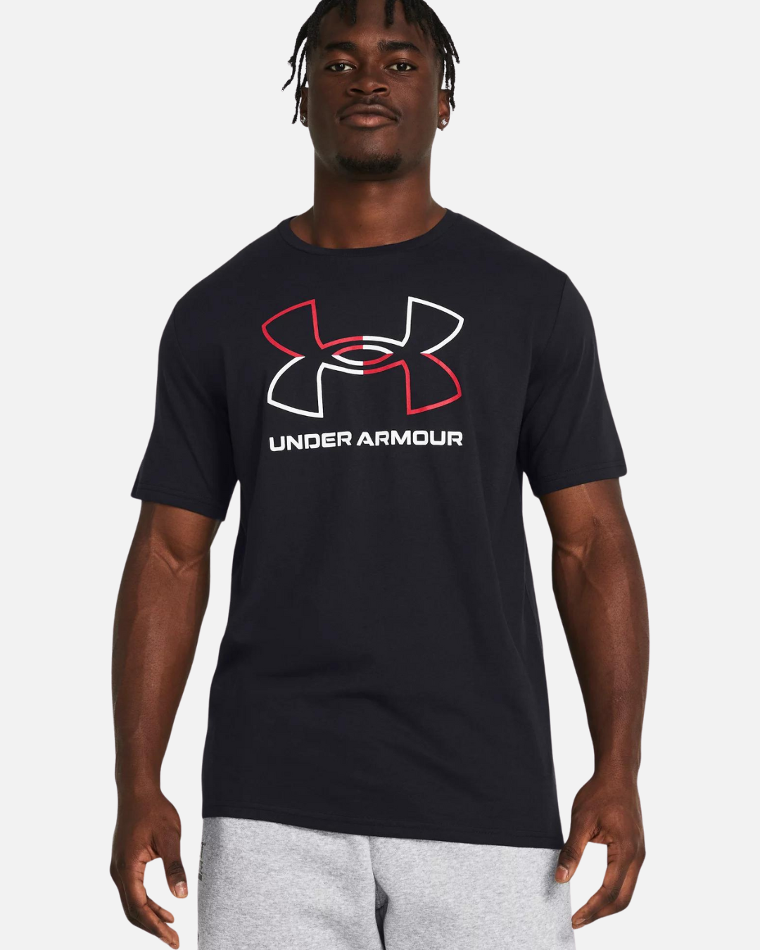 T-shirt Under Armour Foundation - Nera/Rossa