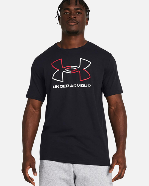 T-shirt Under Armour Foundation - Noir/Rouge - Footkorner