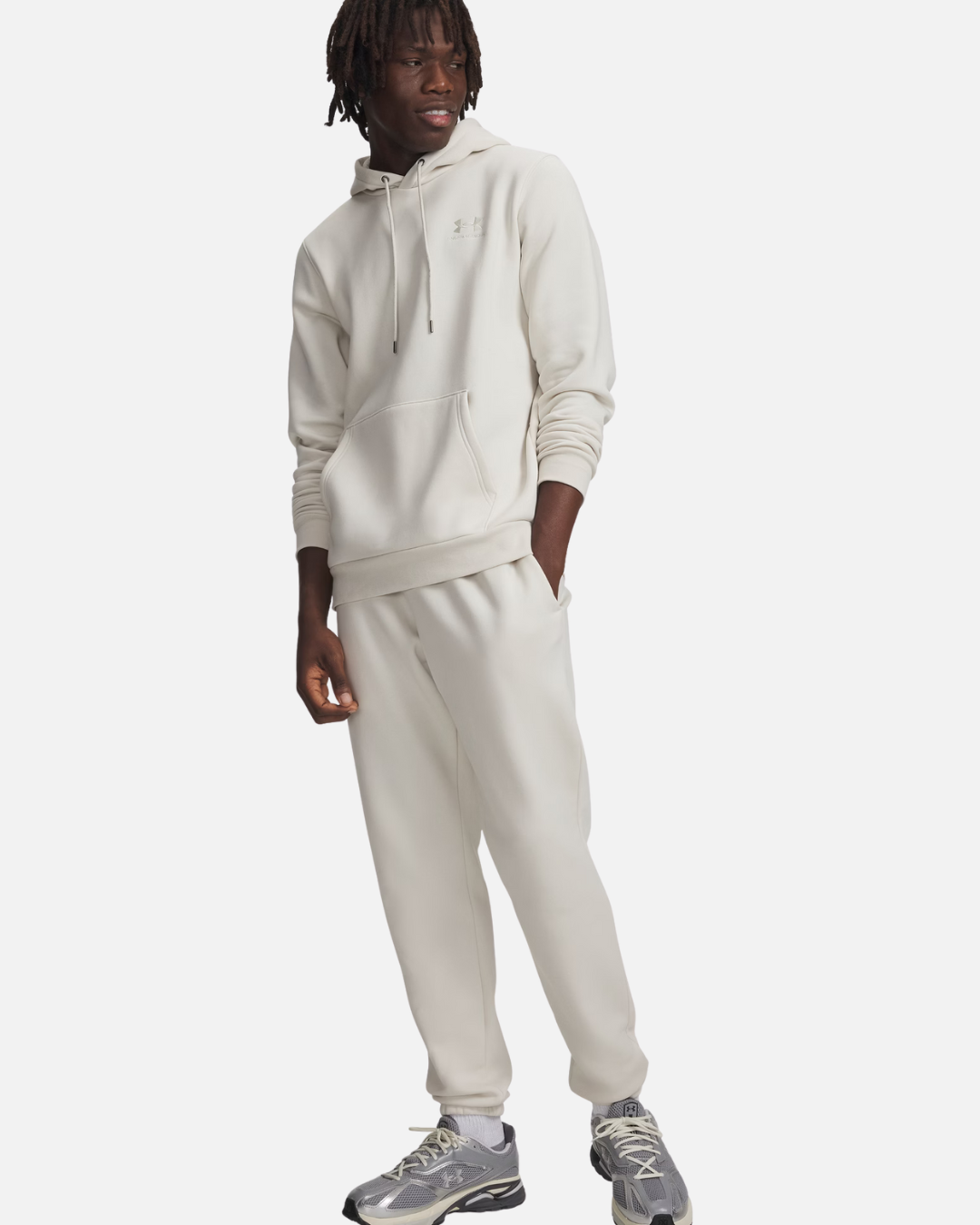 FootkornerUnder Armor Icon Fleece Pants - White