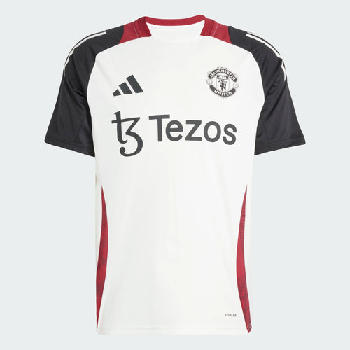 Manchester United training jersey 2024/2025 - White/Black/Red - Footkorner