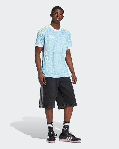 Juventus 2025/2026 Away Shirt - Blue/Yellow - Footkorner