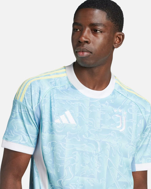 Juventus 2025/2026 Away Shirt - Blue/Yellow - Footkorner