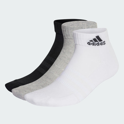 Confezione da 3 paia di calzini corti Adidas - Bianco/Nero/Grigio - Footkorner