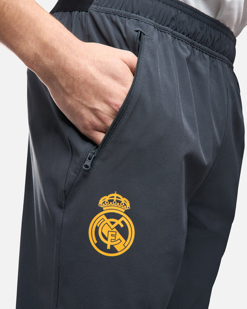 Real Madrid 2025 Track Pants - Grey/Gold - Footkorner