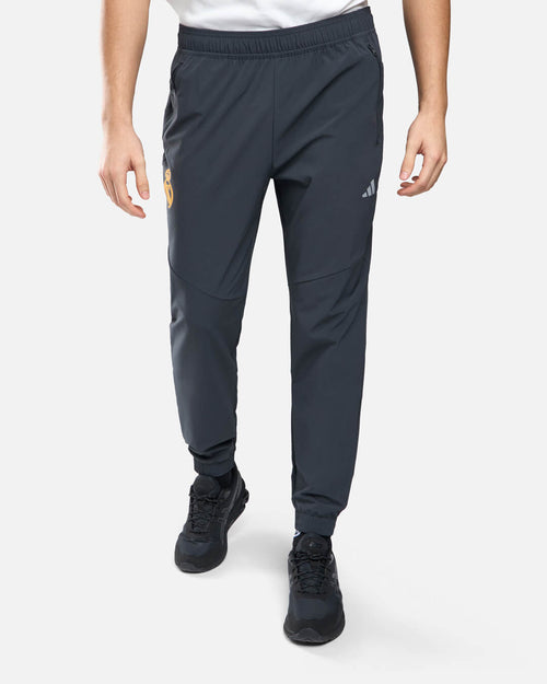 Real Madrid 2025 Track Pants - Grey/Gold - Footkorner