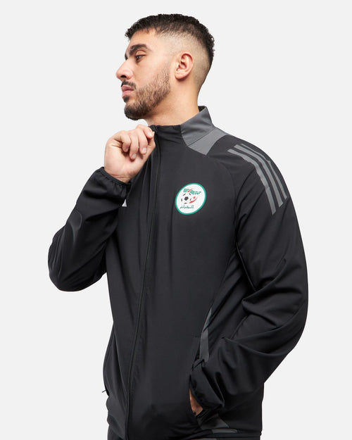 Trainingsjacke Algerien 2025 - Schwarz/Grau - Footkorner