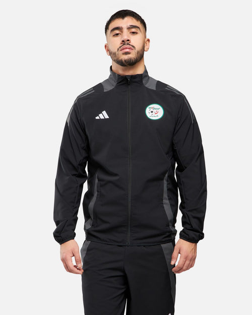 Trainingsjacke Algerien 2025 - Schwarz/Grau - Footkorner