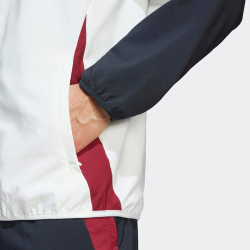 Manchester United 2024/2025 Trainingsjacke – Weiß/Schwarz - Footkorner