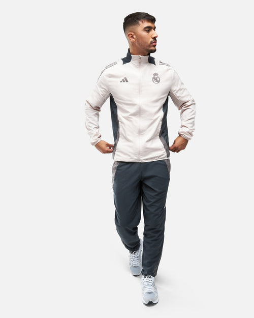 Veste de survêtement Real Madrid 2024/2025 - Beige - Footkorner