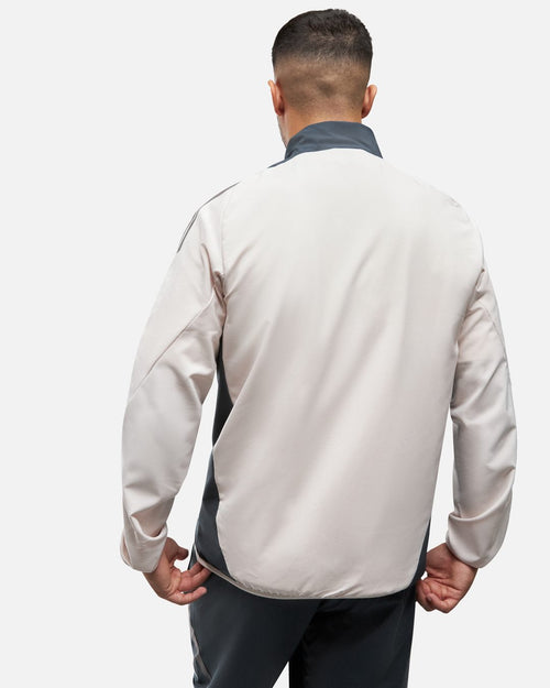 Veste de survêtement Real Madrid 2024/2025 - Beige - Footkorner