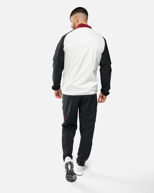 Manchester United 2024/2025 Trainingsjacke – Weiß/Schwarz - Footkorner