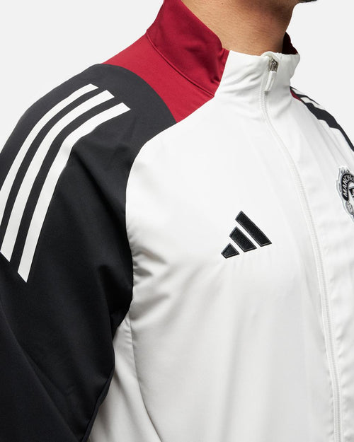 Manchester United 2024/2025 Trainingsjacke – Weiß/Schwarz - Footkorner