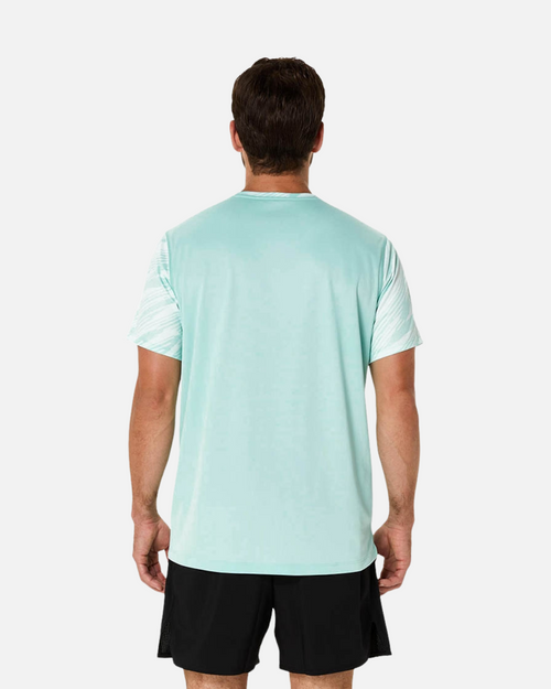 T-shirt Asics Core All Over Print - Verde - Footkorner