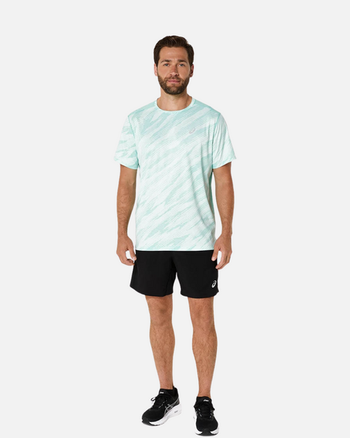 T-shirt Asics Core All Over Print - Verde - Footkorner