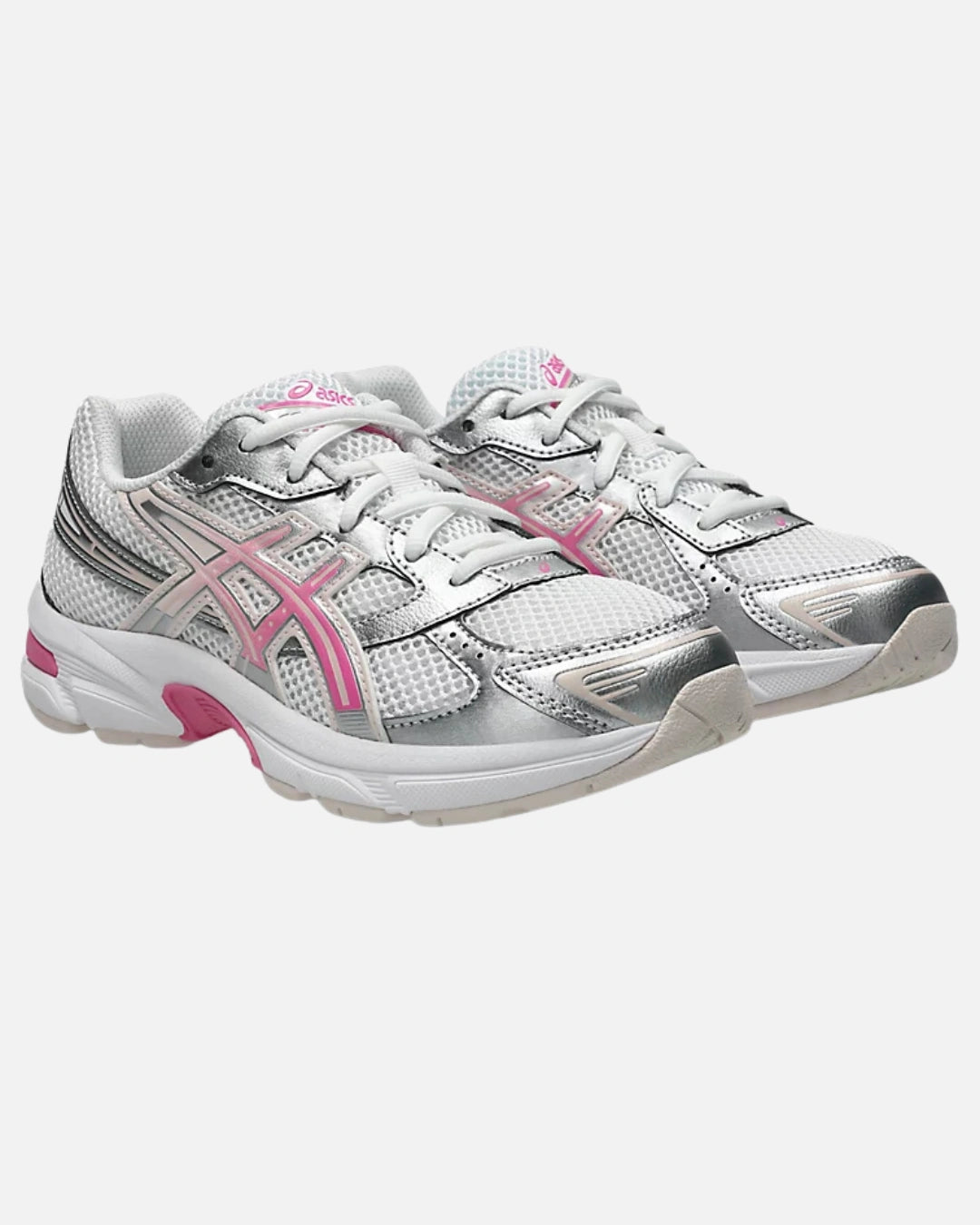 FootkornerAsics Gel-1130 Junior - Blanc/Argent/Rose