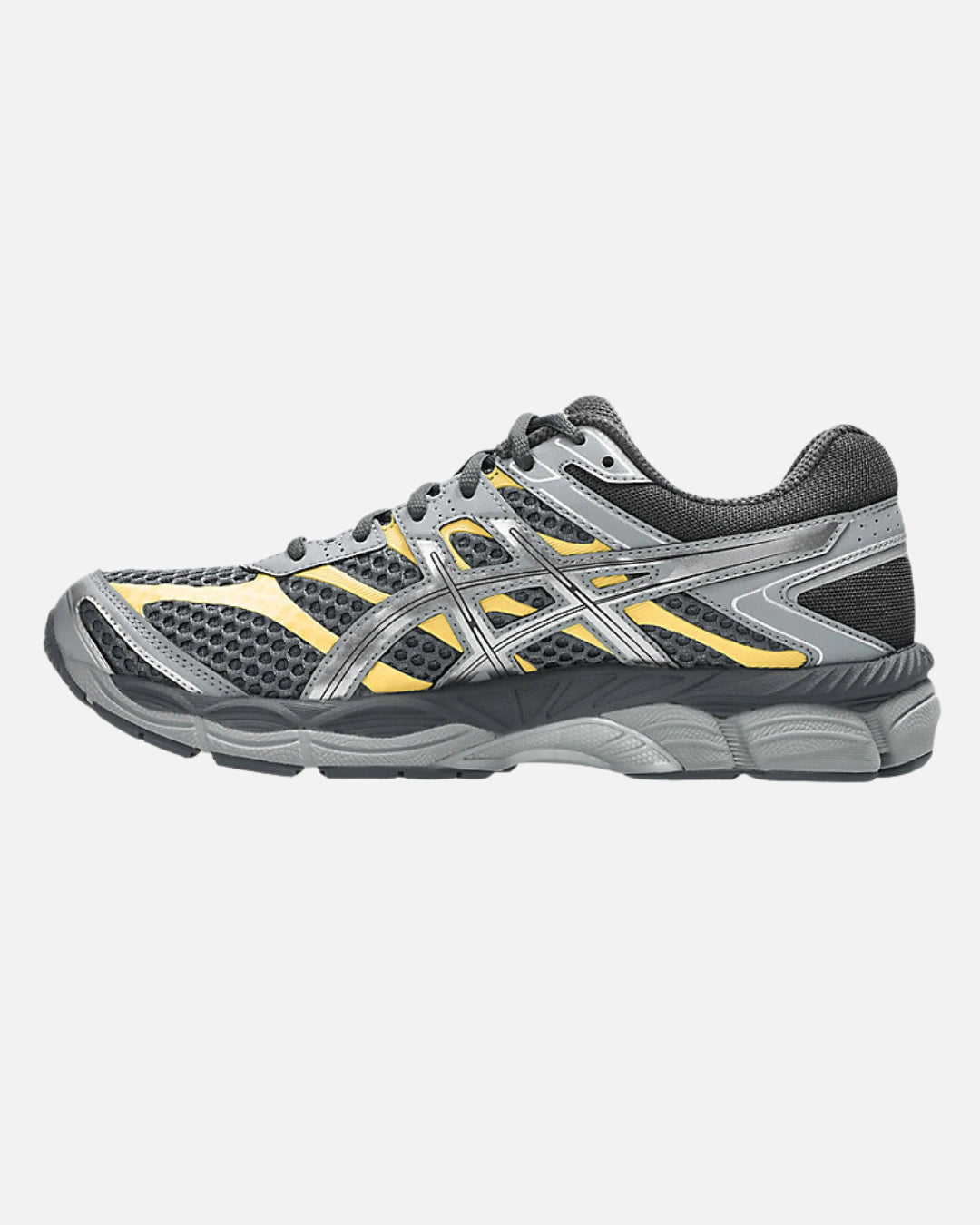 FootkornerAsics GEL-CUMULUS 16 - Noir/Argenté/Jaune