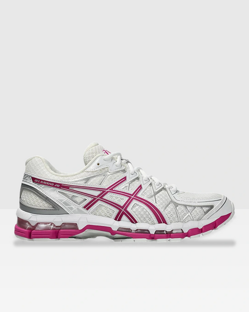 Asics Gel Kayano 20 - Blanc/Rose - Footkorner