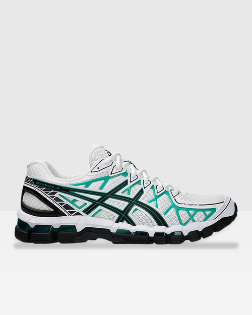 Asics Gel-Kayano 20 - Blanc/Vert - Footkorner
