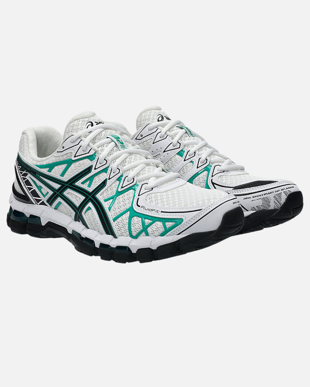 FootkornerAsics Gel-Kayano 20 - Blanc/Vert