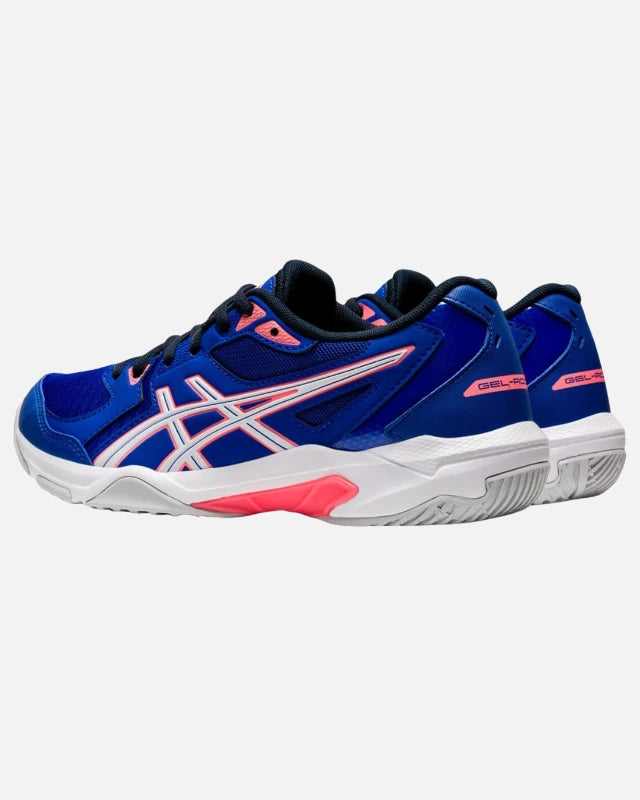 FootkornerAsics Gel Gel-Rocket 10 Donna - Blu/Bianco/Rosa