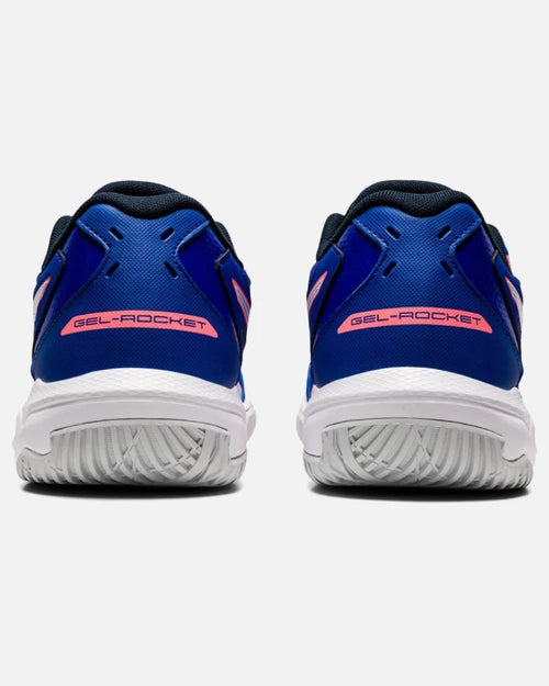 Asics Gel Gel-Rocket 10 Donna - Blu/Bianco/Rosa - Footkorner