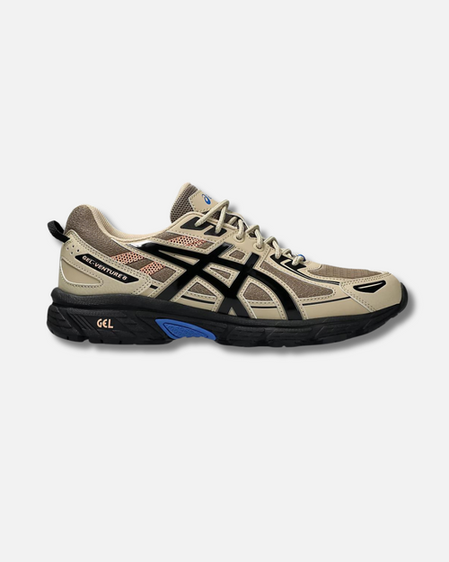 Asics Gel Venture 6 - Beige/Schwarz/Blau - Footkorner