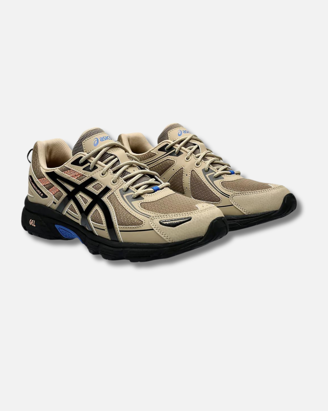 FootkornerAsics Gel Venture 6 - Beige/Schwarz/Blau